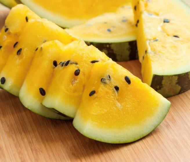 Yellow Crimson Watermelon Seeds | Heirloom | Organic