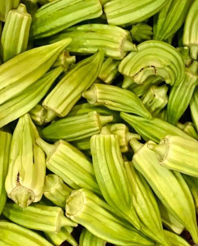 Star Of David Okra Seeds | Heirloom