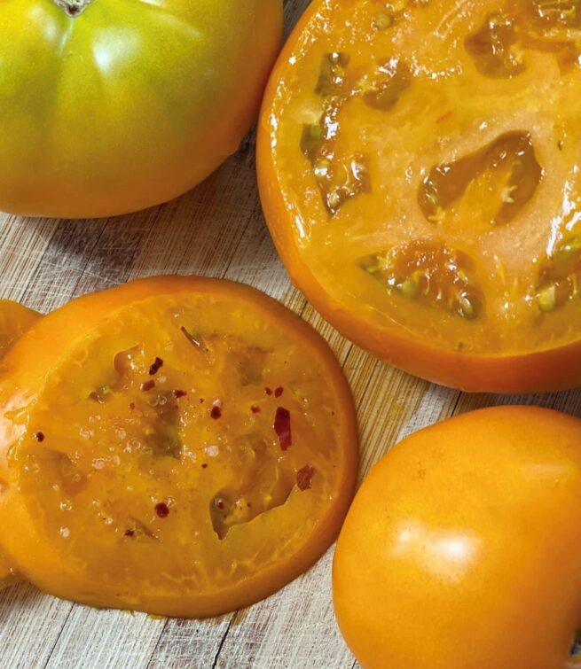 Sweet Tangerine Tomato Seeds | Heirloom